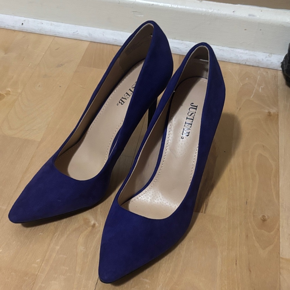 JustFab Women's Deep Blue Heels